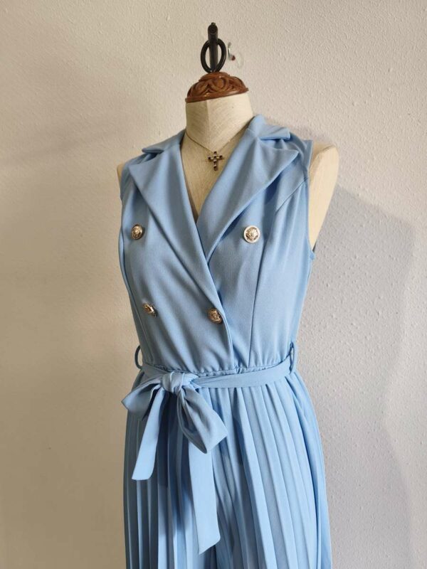 Combinaison plissée bleu ciel LM Lulu taille 36-38