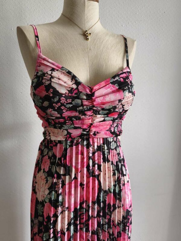 Robe longue plissée fleurie LM Lulu taille 36-38