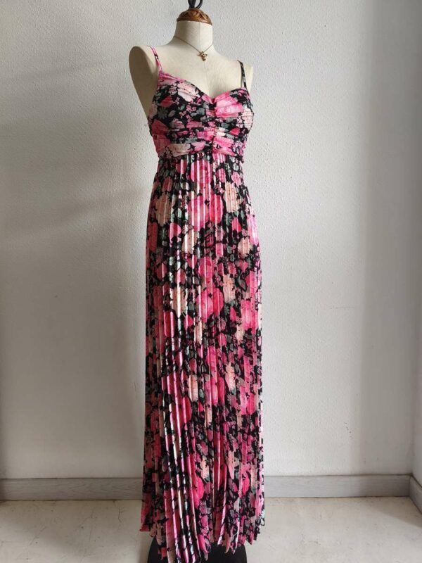 Robe longue plissée fleurie LM Lulu taille 36-38