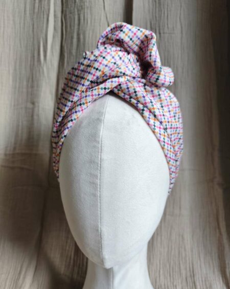 Turban torsadé Rose & Marie