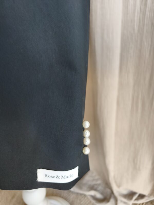 Veste upcyclée couture Rose & Marie – Taille 42 / 44 – Pièce unique Veste upcyclée Rose & Marie