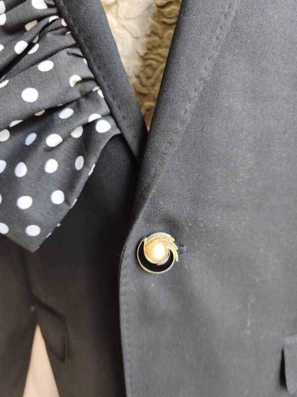 Veste upcyclée couture Rose & Marie – Taille 42 / 44 – Pièce unique Veste upcyclée Rose & Marie