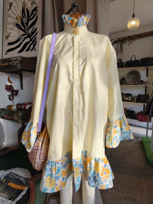 Chemise upcyclée Rose & Marie