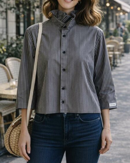 Chemise upcyclée Rose & Marie