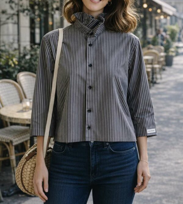 Chemise upcyclée Rose & Marie