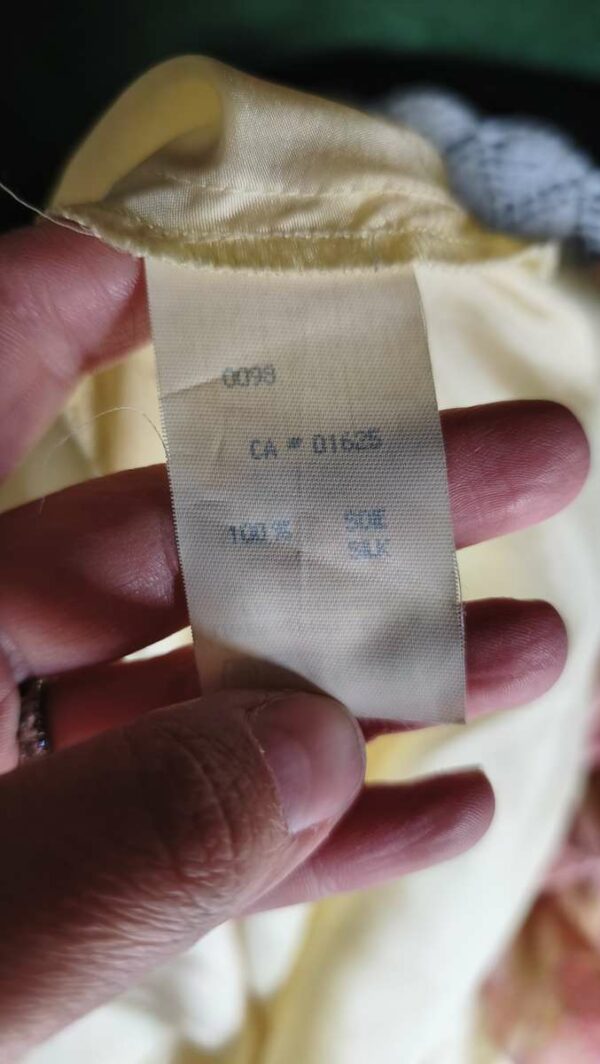 Robe mousseline de soie Gérard Pasquier – taille 46/48 – fleurie pastel – 29€