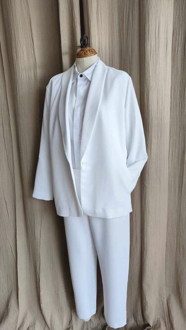 Tailleur blanc Comptoir des Cotonniers – taille 40