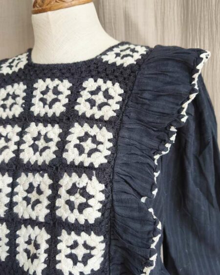 Blouse bohème coton Topshop – taille 36