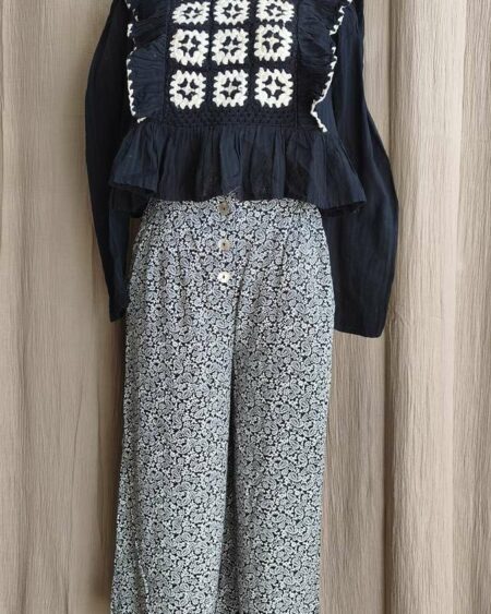 Pantalon palazzo fluide Springfield – taille 36/38