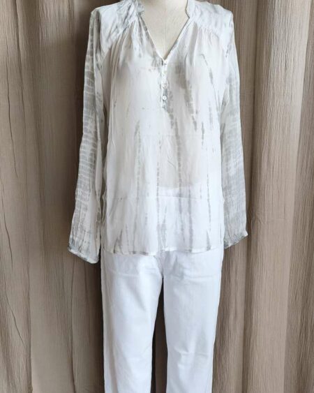 Blouse soie effet tie & dye