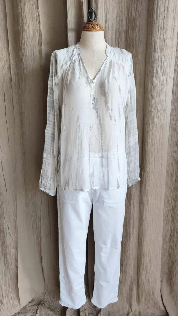 Blouse soie effet tie & dye
