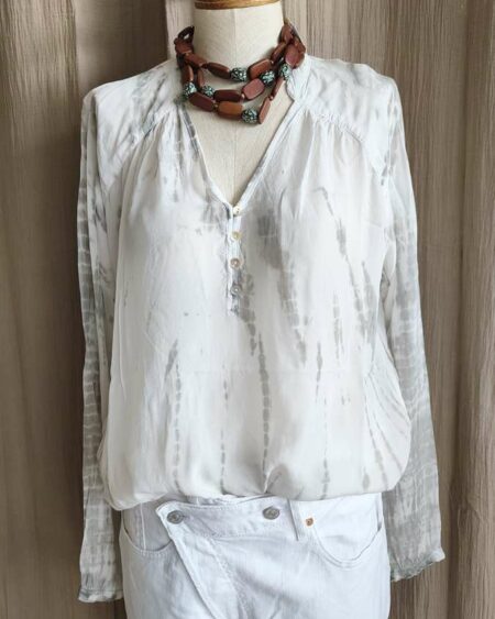 Blouse soie effet tie & dye