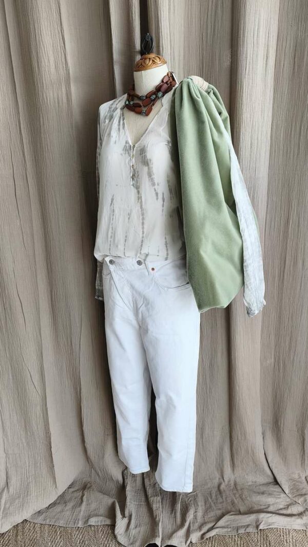 Blouse soie effet tie & dye