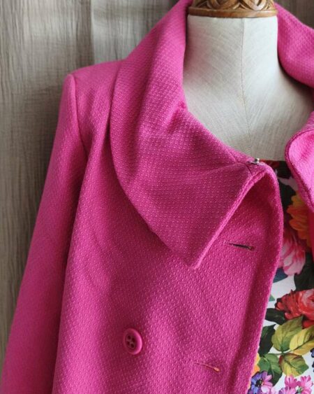 Veste 1.2.3 rose – 100% laine – taille 34/36