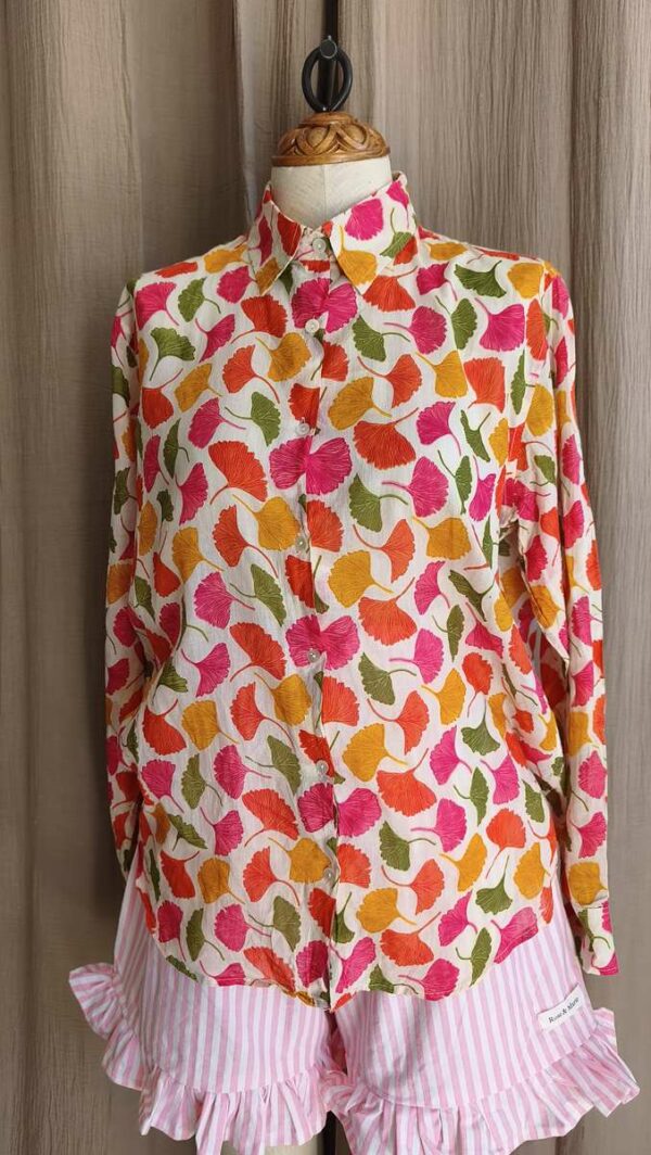 Chemisier imprimé cotton