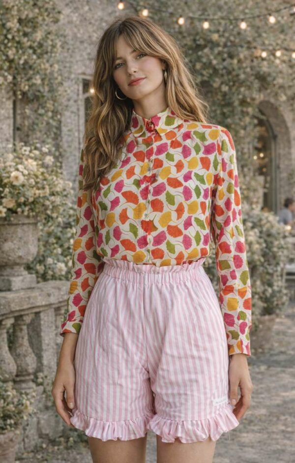 Chemisier imprimé cotton