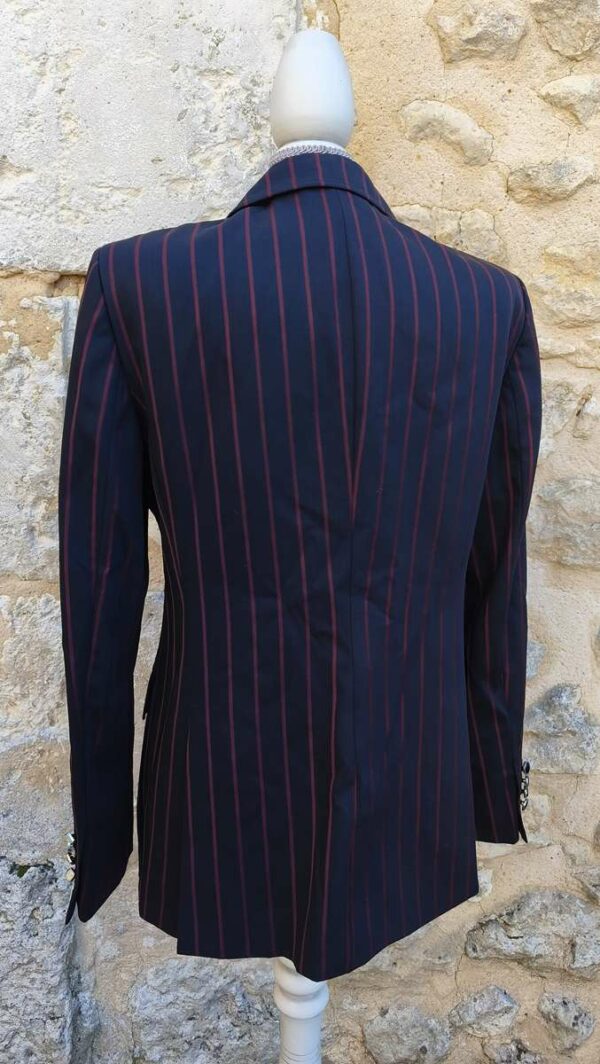 Blazer upcyclé Rose & Marie – Hugo Boss – Laine – Taille 40 – Création unique