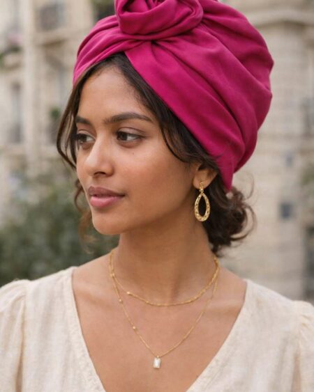 Turban torsadé Rose & Marie
