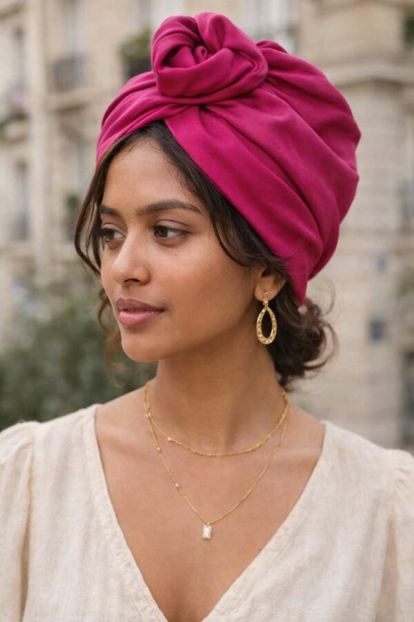 Turban torsadé Rose & Marie