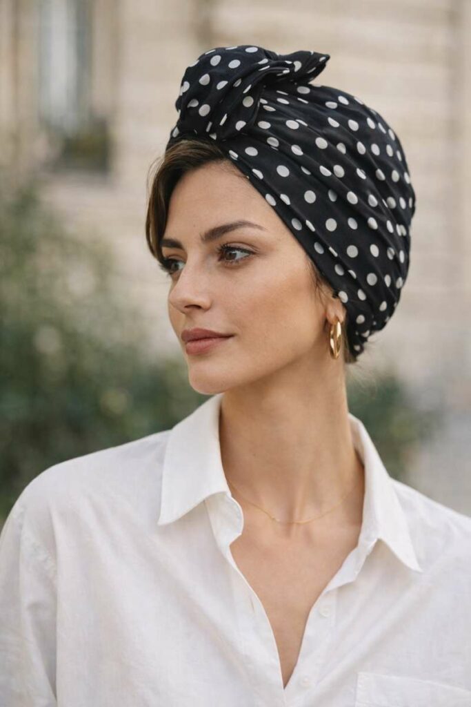 Turban torsadé Rose & Marie