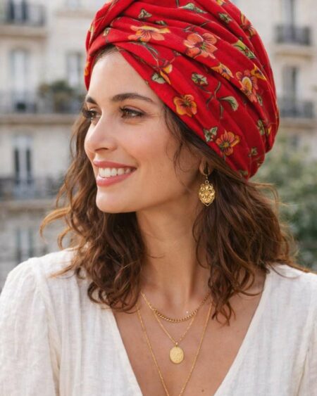 Turban torsadé Rose & Marie