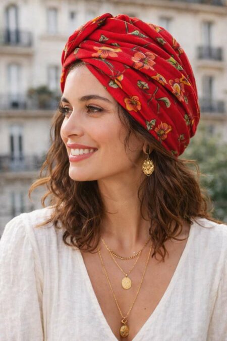 Turban torsadé Rose & Marie