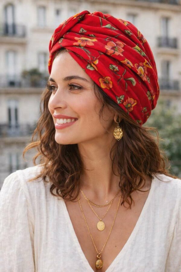 Turban torsadé Rose & Marie