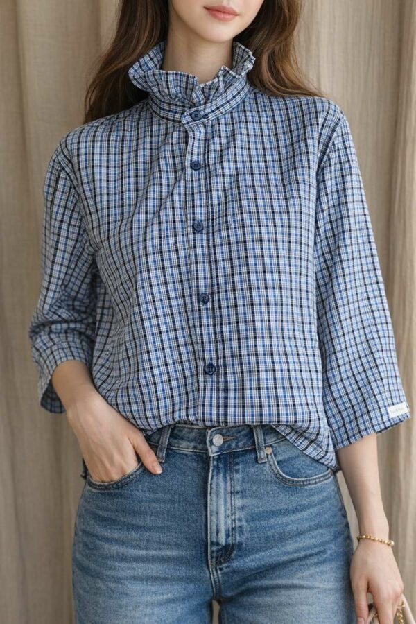 Chemise upcyclée Rose & Marie