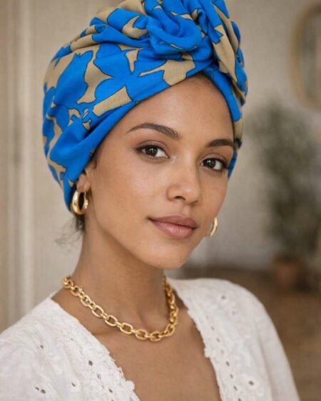 Turban torsadé Rose & Marie