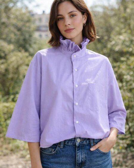 Chemise upcyclée Rose & Marie