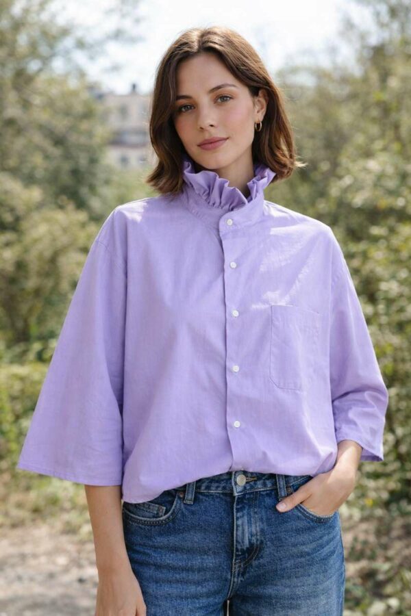 Chemise upcyclée Rose & Marie