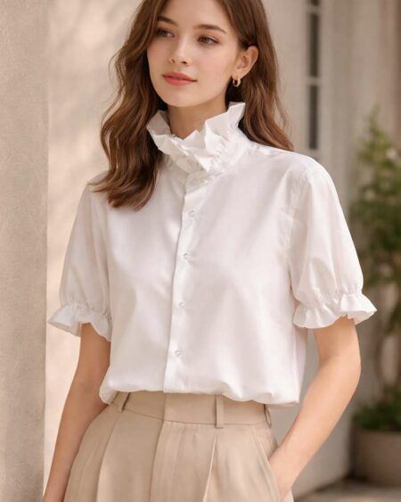 Chemise upcyclée Rose & Marie