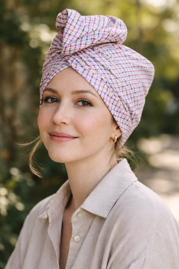 Turban torsadé Rose & Marie