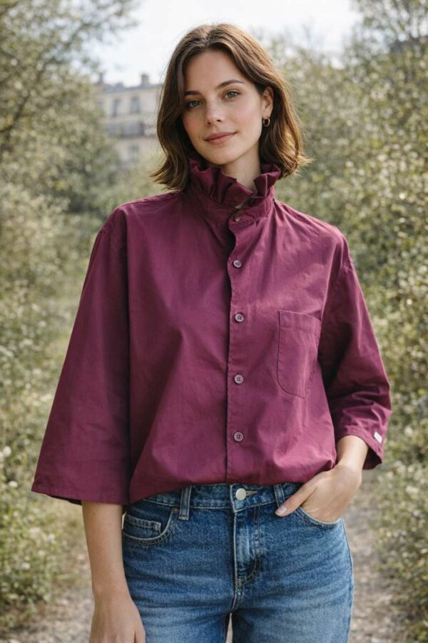 Chemise upcyclée Rose & Marie