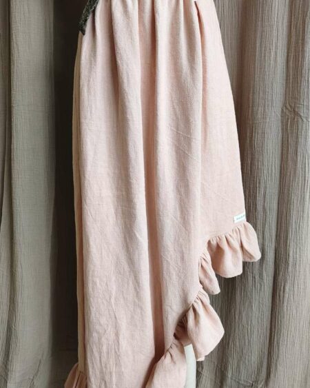 Jupe Rose & Marie création lin asymétrique