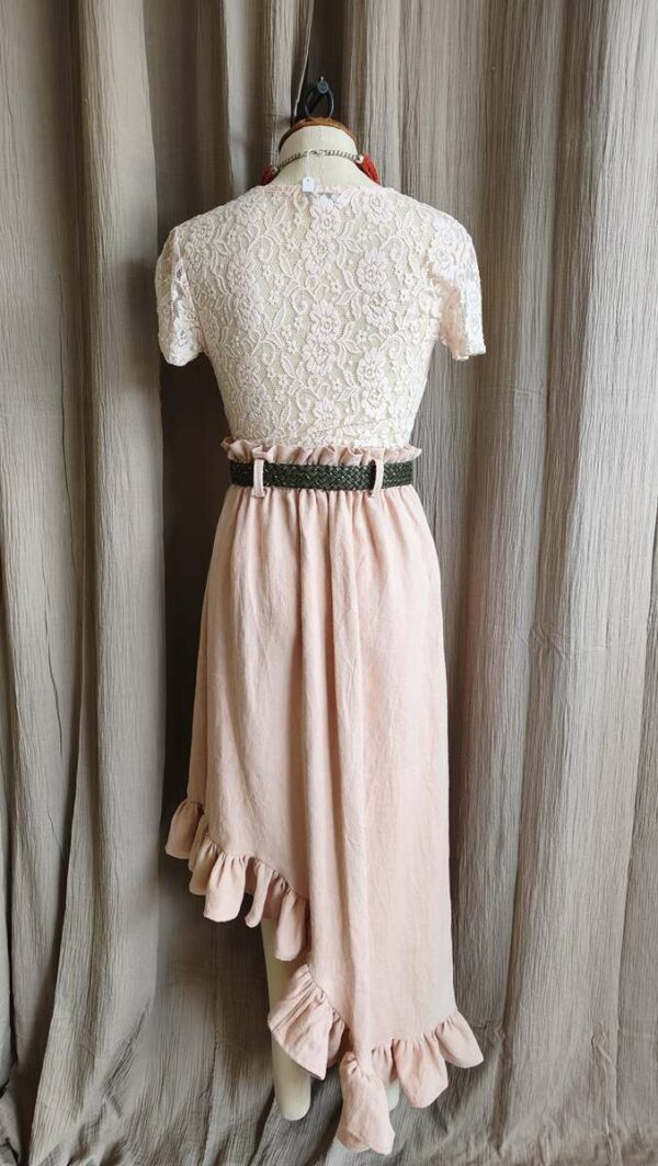 Jupe Rose & Marie création lin asymétrique