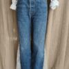 Jean Levi’s 501 upcyclé Rose & Marie – T36 – pièce unique