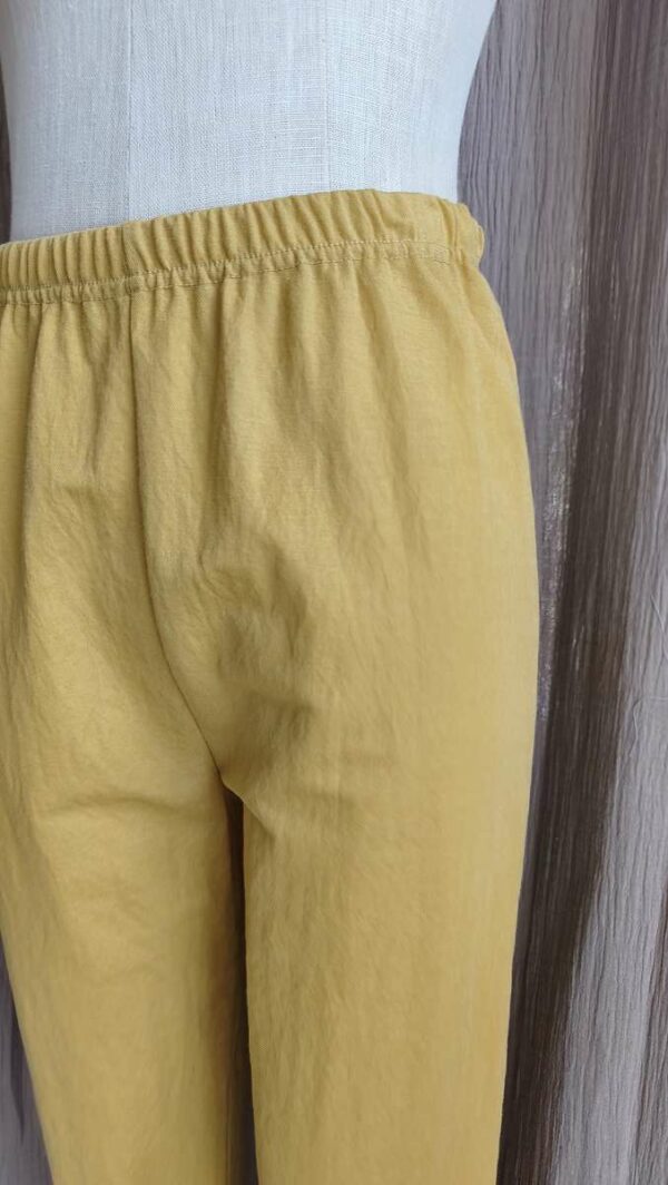 Pantalon moutarde confortable Franck Anna