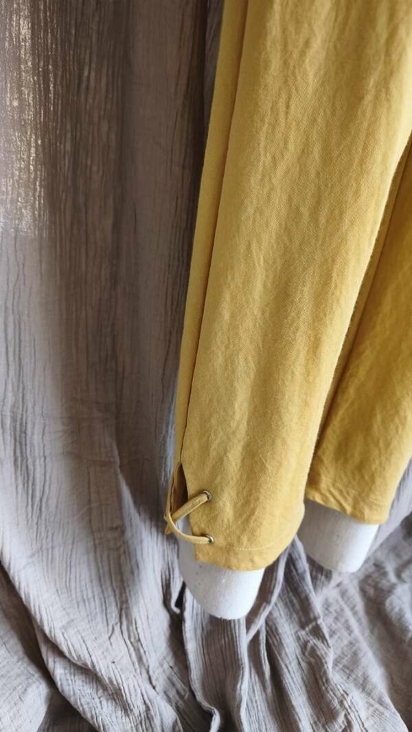Pantalon moutarde confortable Franck Anna
