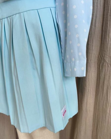 Jupe bleu ciel plissée Pinky – T40