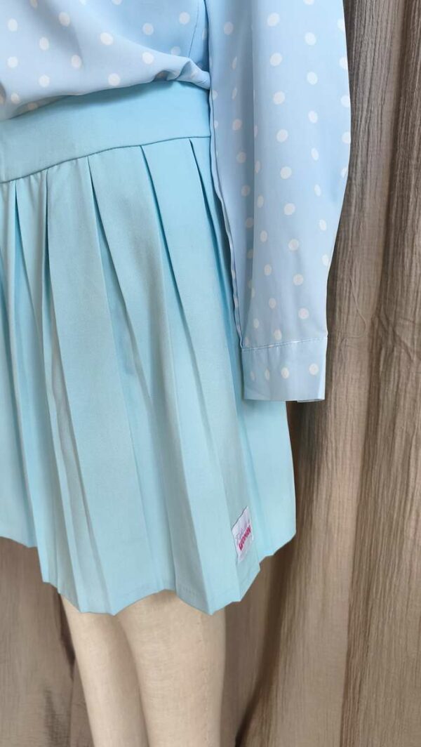 Jupe bleu ciel plissée Pinky – T40