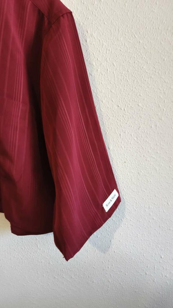 Chemise collerette Rose & Marie – bordeaux – T40
