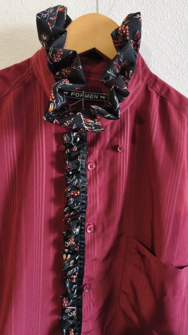 Chemise collerette Rose & Marie – bordeaux – T40