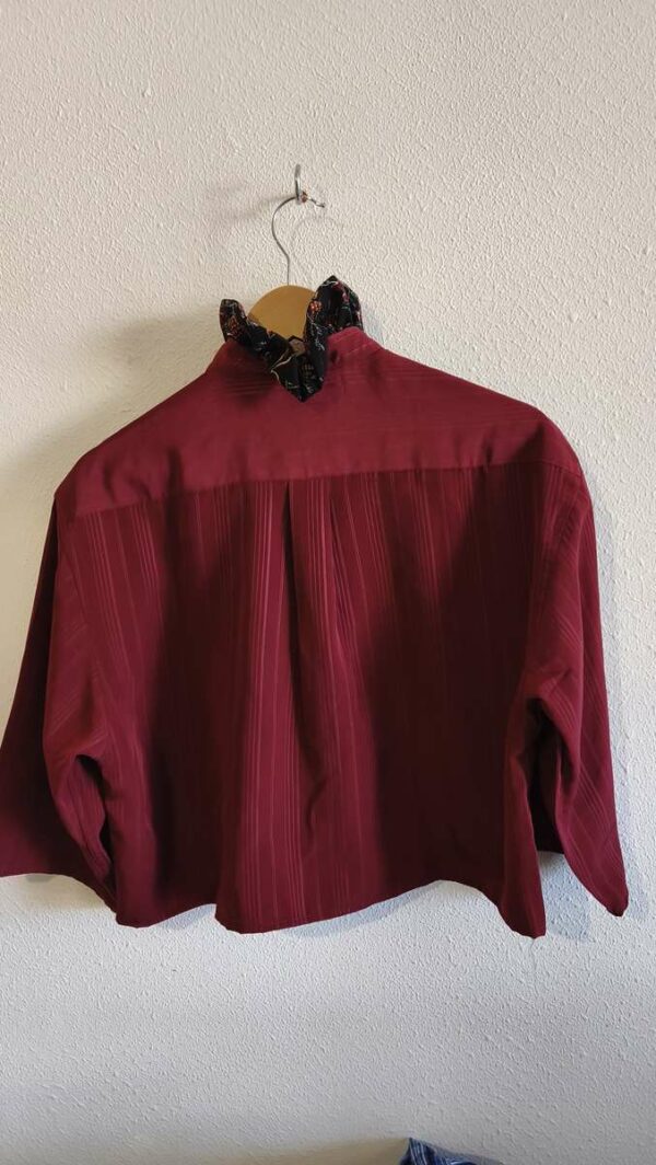 Chemise collerette Rose & Marie – bordeaux – T40