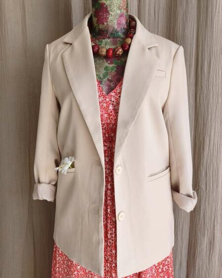 Blazer beige – Taille 38 – 19€