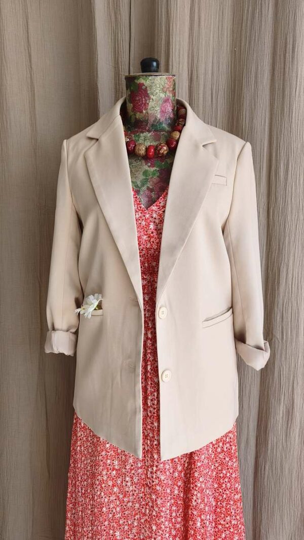 Blazer beige – Taille 38 – 19€