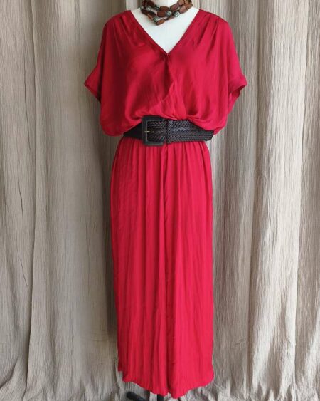 Combinaison fluide rouge carmin – T40 (M) – Springfield