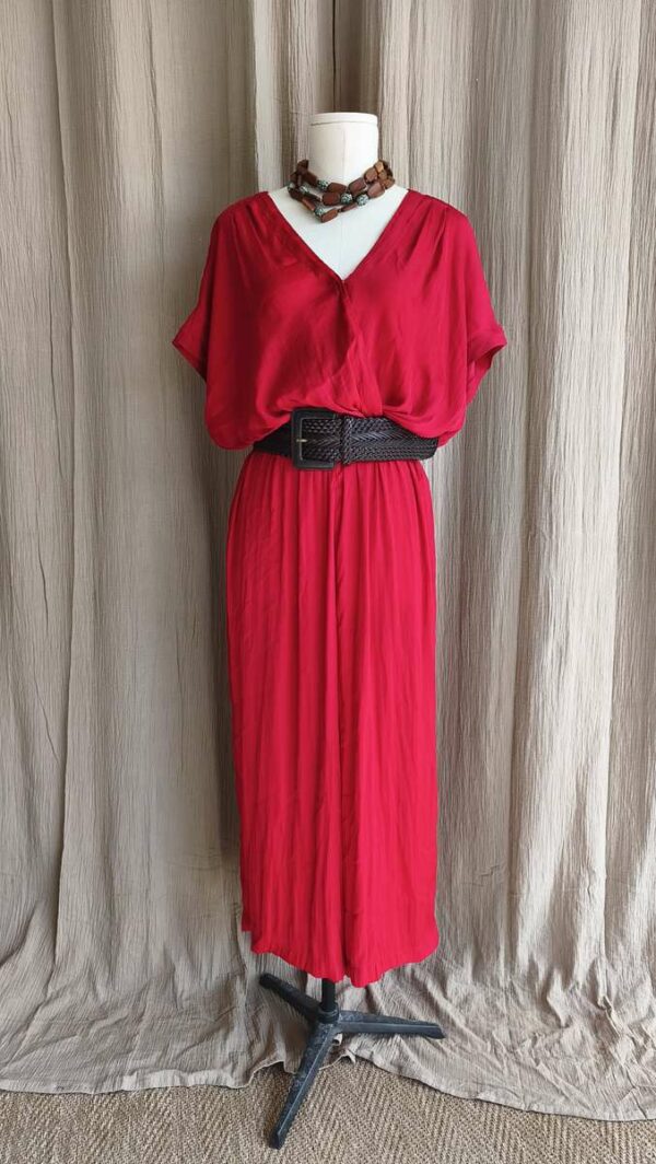 Combinaison fluide rouge carmin – T40 (M) – Springfield