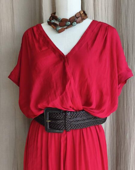 Combinaison fluide rouge carmin – T40 (M) – Springfield