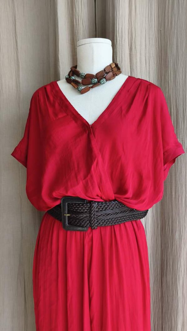 Combinaison fluide rouge carmin – T40 (M) – Springfield